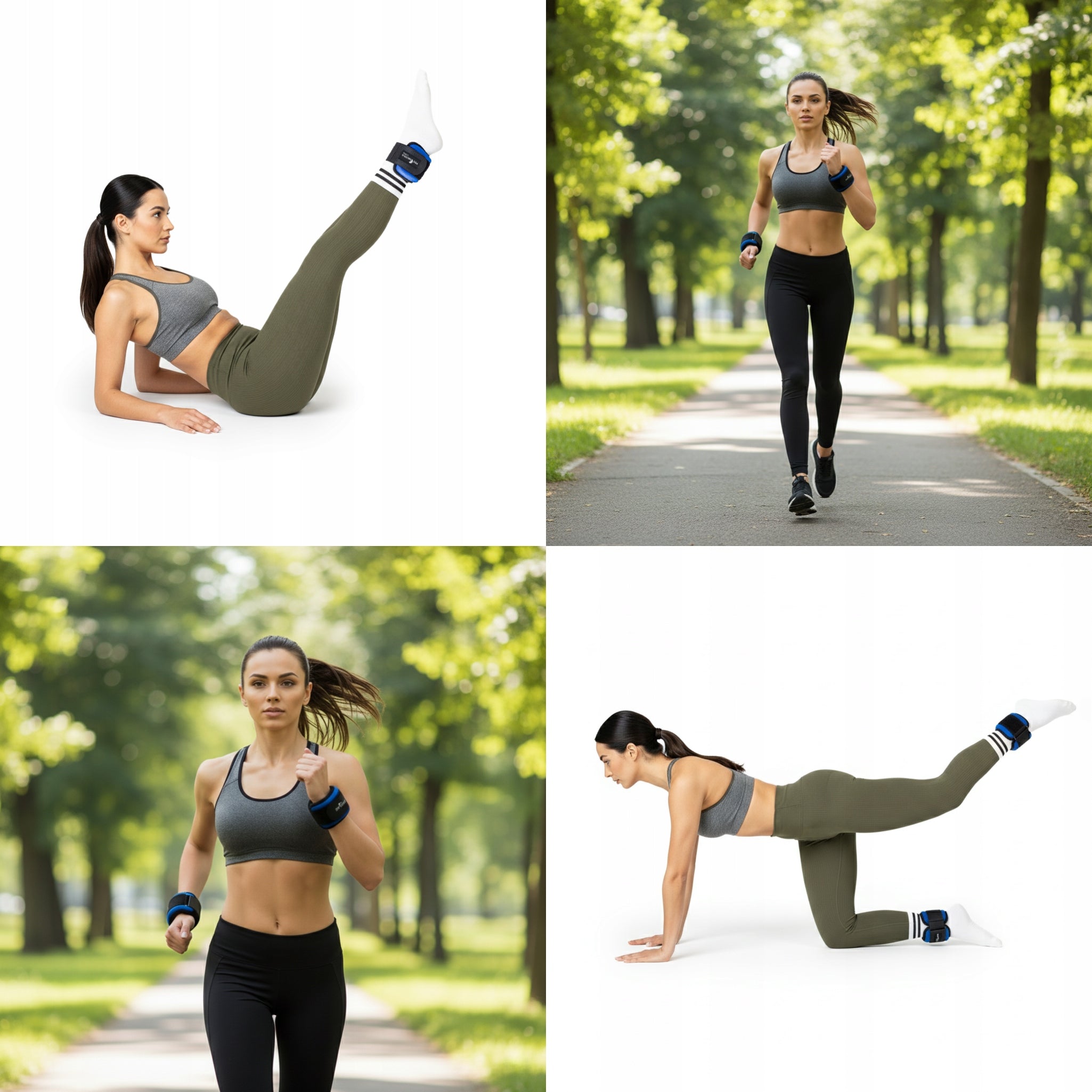 WRIST WEIGHTS ANKLES LEGS ADJUSTABLE EXERCISE SET 2x0,5kg Manufacturer code OBCIĄŻNIKI CIĘŻARKI NA NOGI RĘCE NADGARSTKI