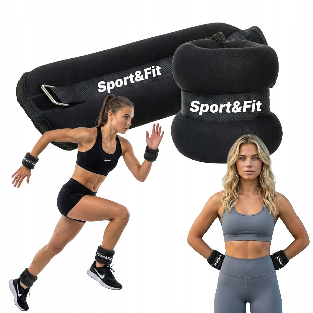WRIST WEIGHTS HAND ANKLES LEGS WEIGHTS 2 x 500G ADJUSTABLE