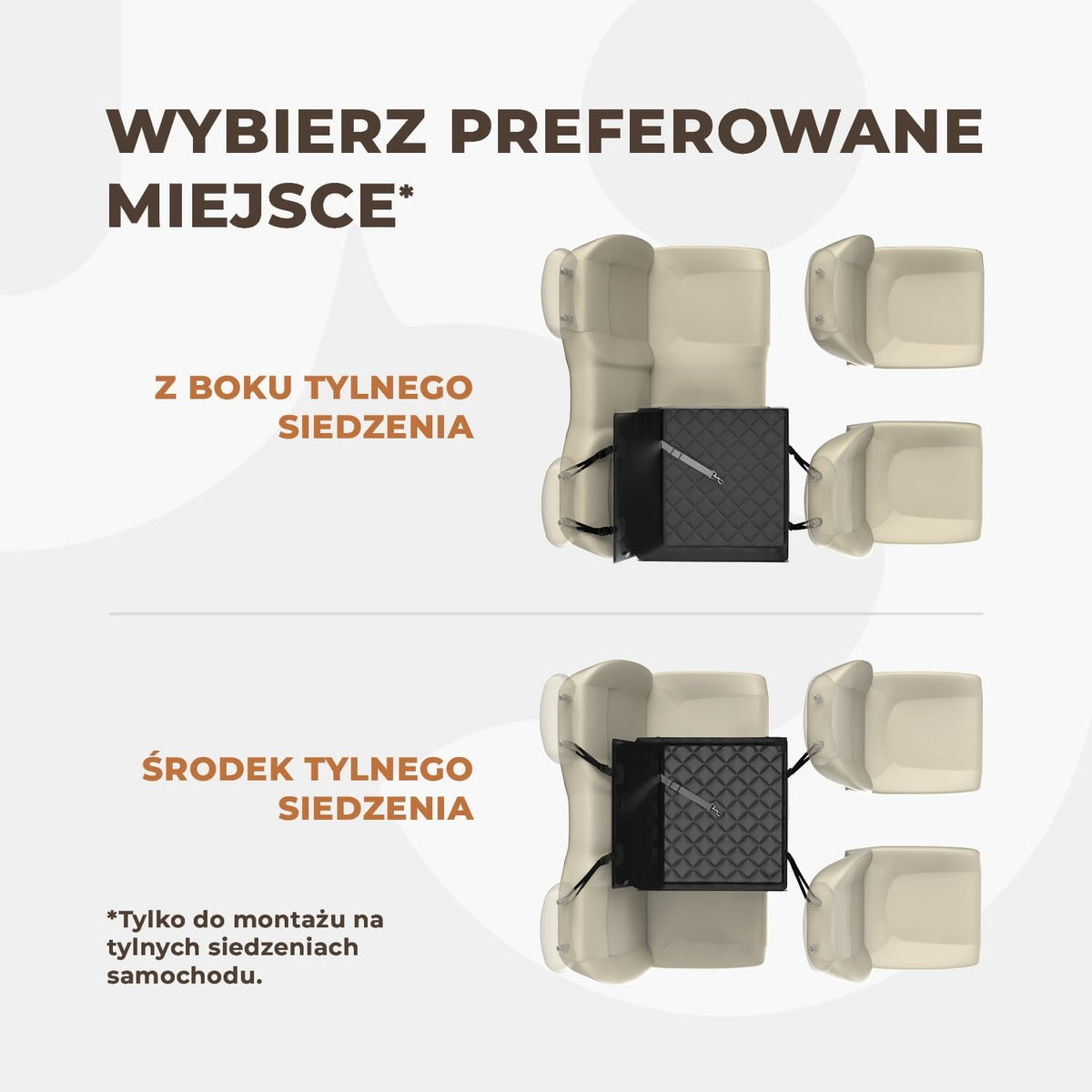 WUGLO 58 cm x 58 cm Cat Dog Car Seat Manufacturer code 4779052610517