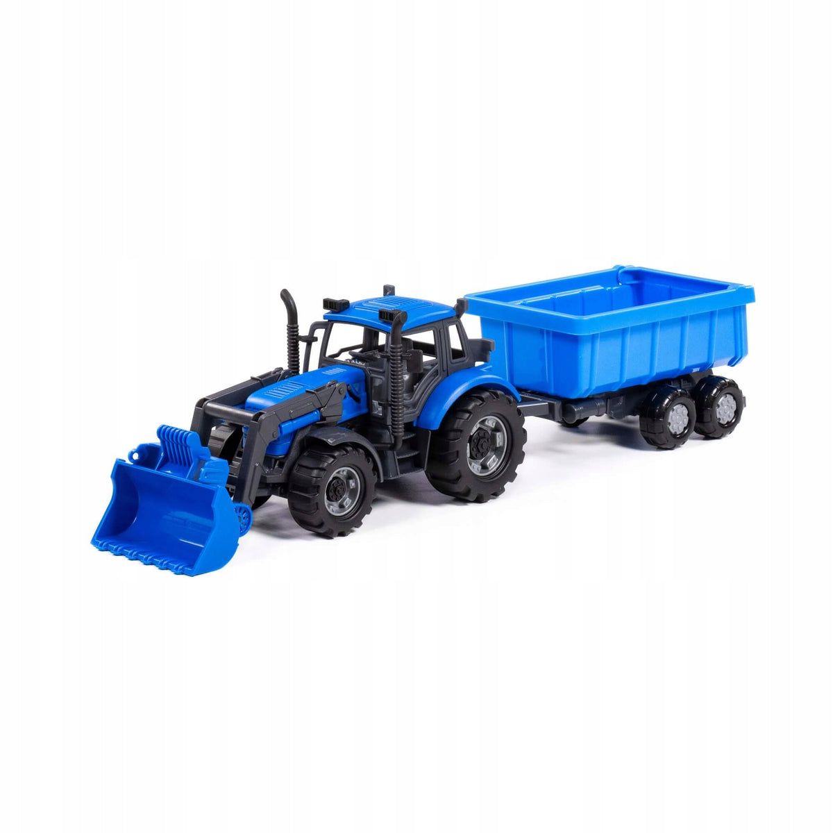 Wader Tractor-loader "Progress" with trailer-tipper Blue Brand Polesie