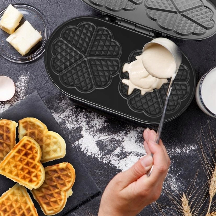 Waffle Iron Black Decker BXFC3200E 1400W Brand Black+Decker