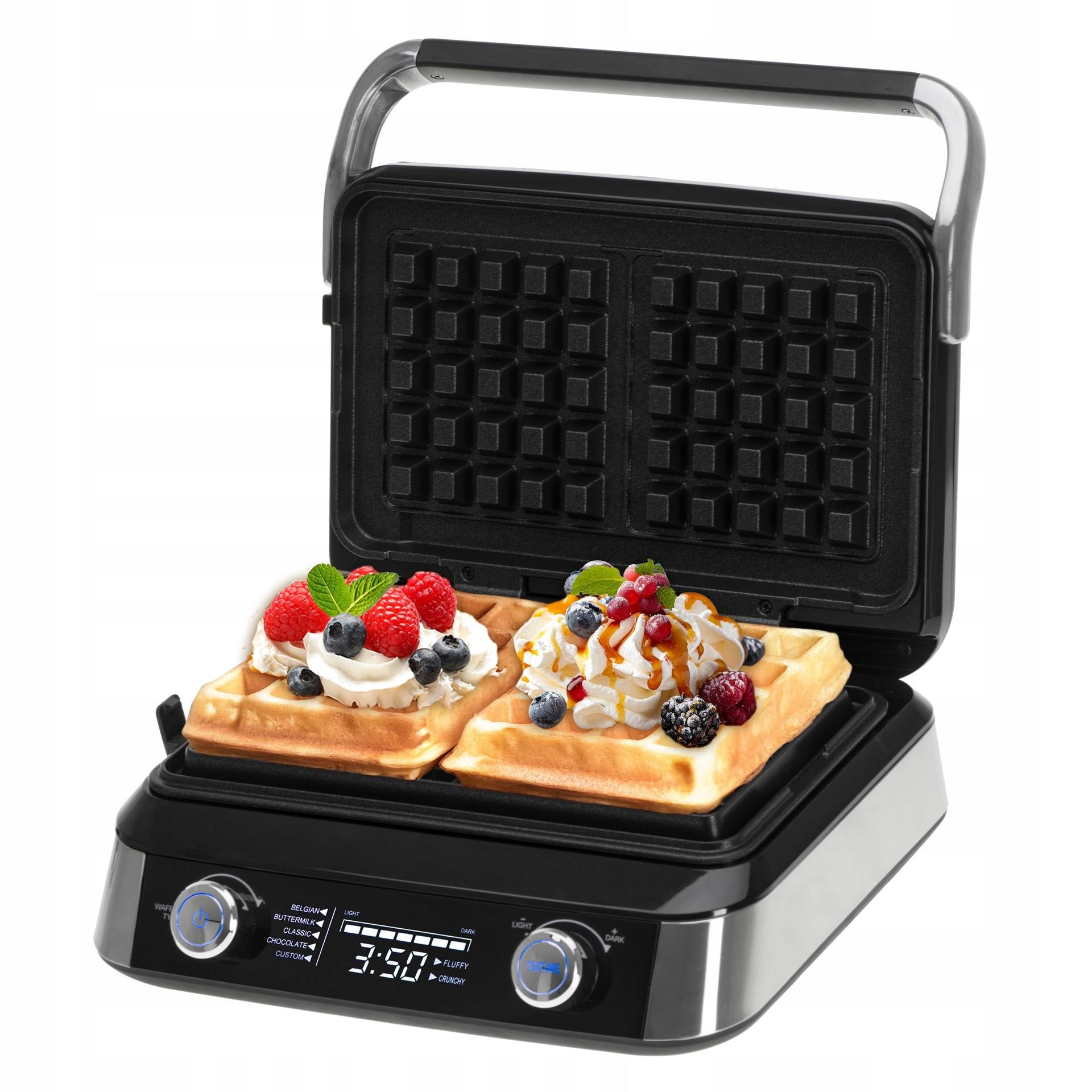 Waffle Iron For 2 Large Waffles XL 2400W 5 Programs Deep Plates Adler AD3084 Manufacturer code AD 3084