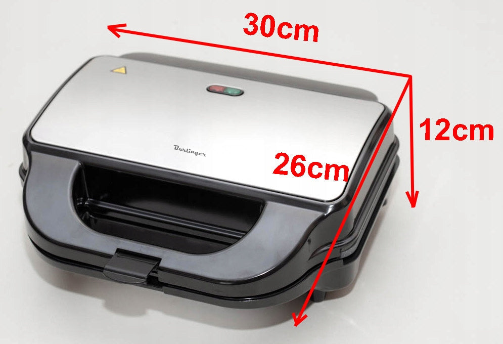 Waffle Iron Toaster Grill - 3-in-1 Toaster | MAX2100W | Marbled Tile EAN (GTIN) 5903689795197