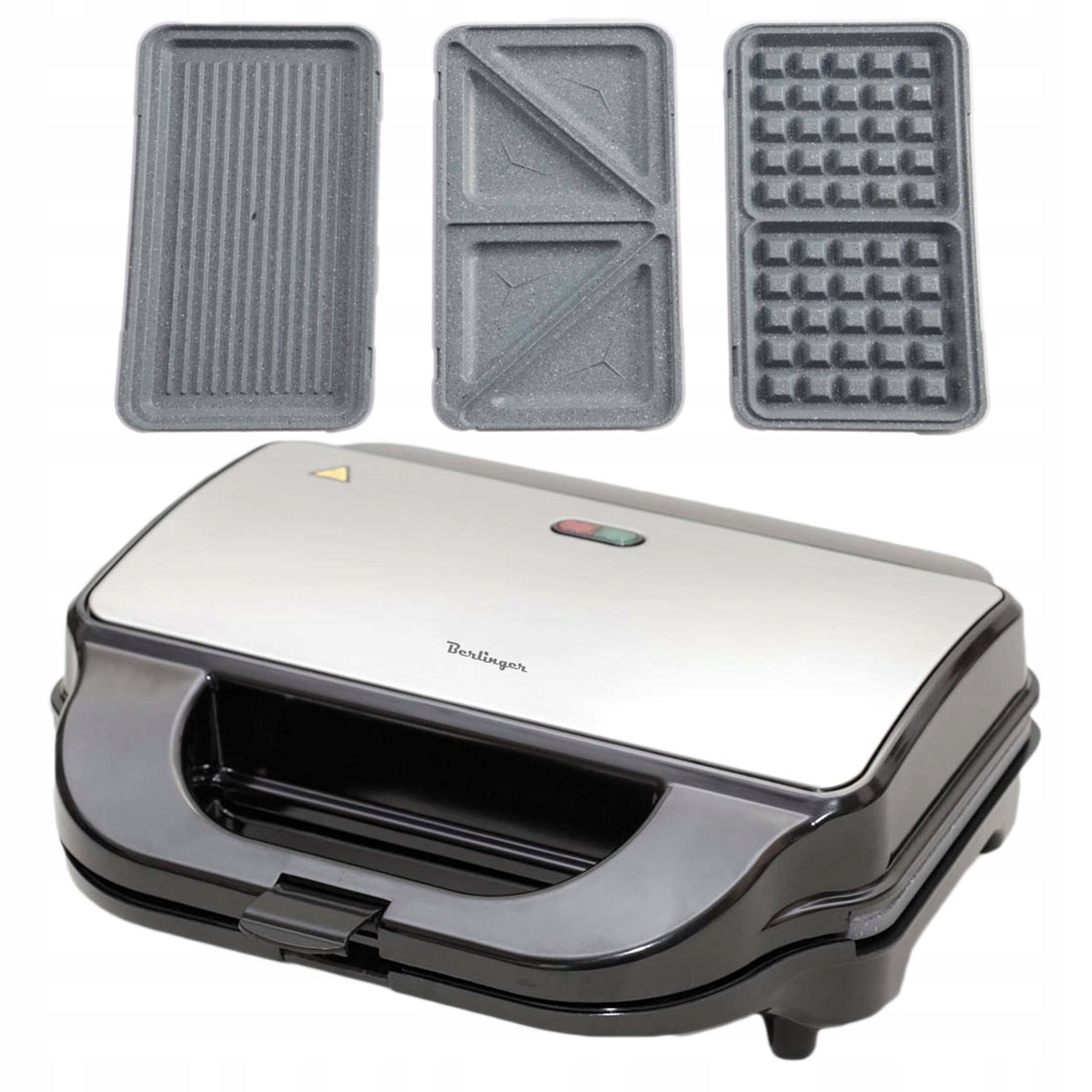 Waffle Iron Toaster Grill - 3-in-1 Toaster | MAX2100W | Marbled Tile