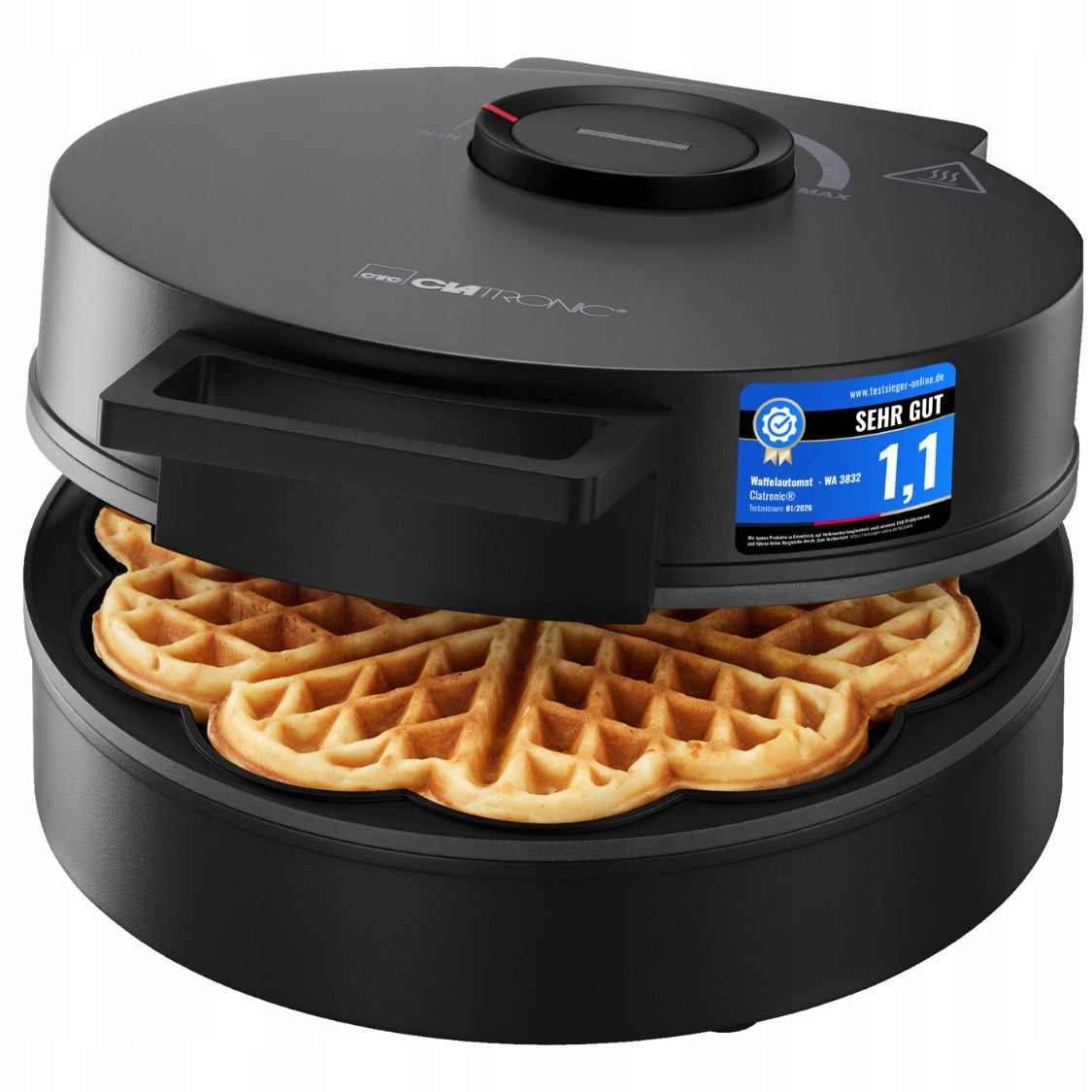 Waffle iron Clatronic WA 264831 (black)