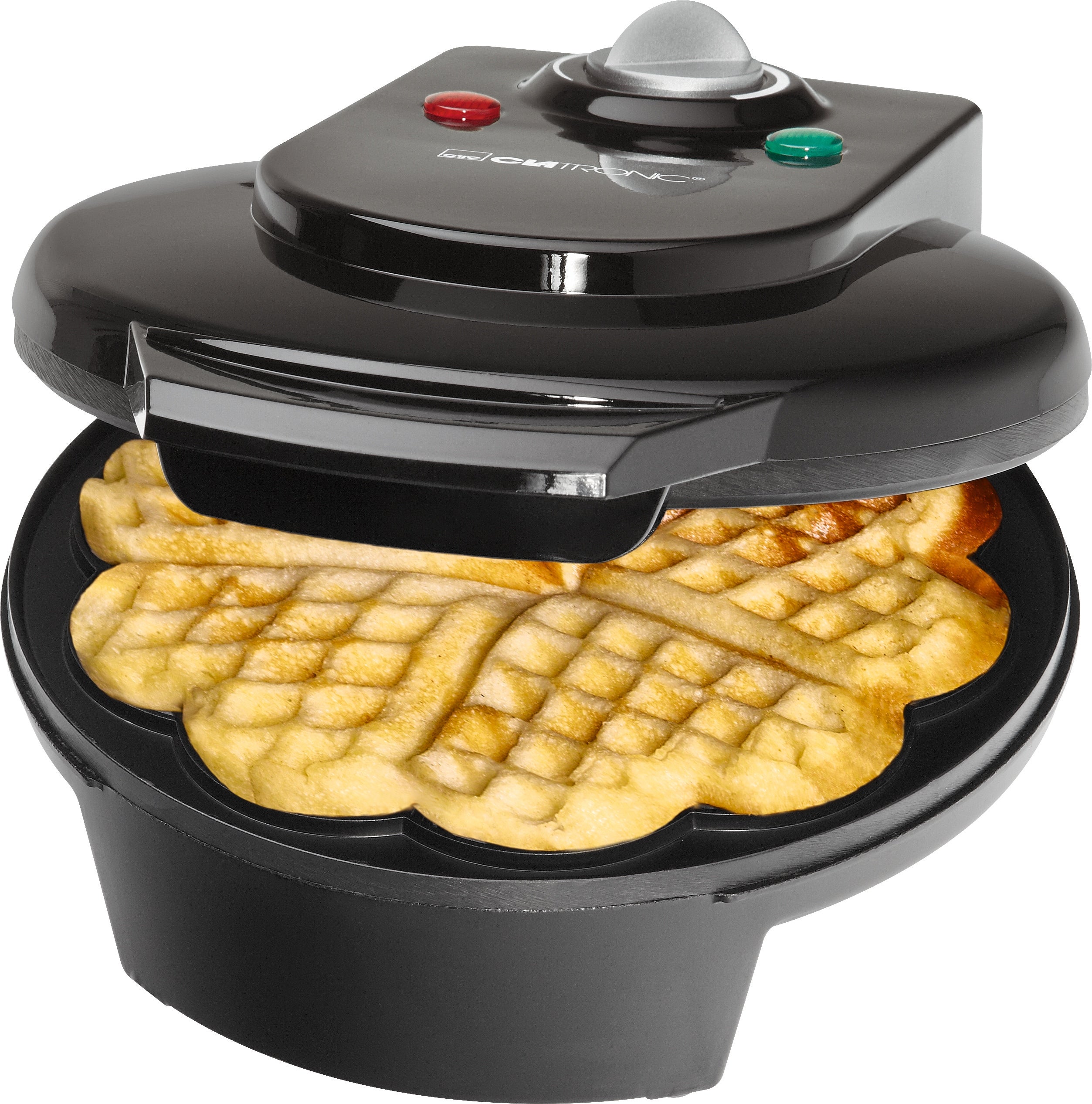 Waffle iron Clatronic WA 3491 1200W black Power rating 1200 W