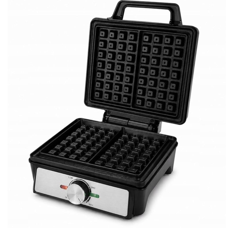 Waffle iron Hoffen WM-6012 1600 W black 2 waffles Manufacturer code WM-6012