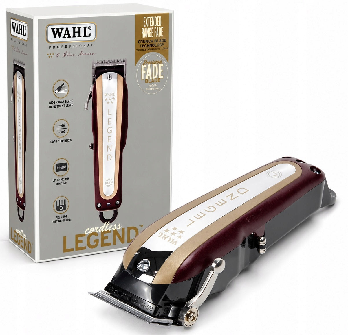 Wahl Legend 5 Star Cordless clipper Packaging status original
