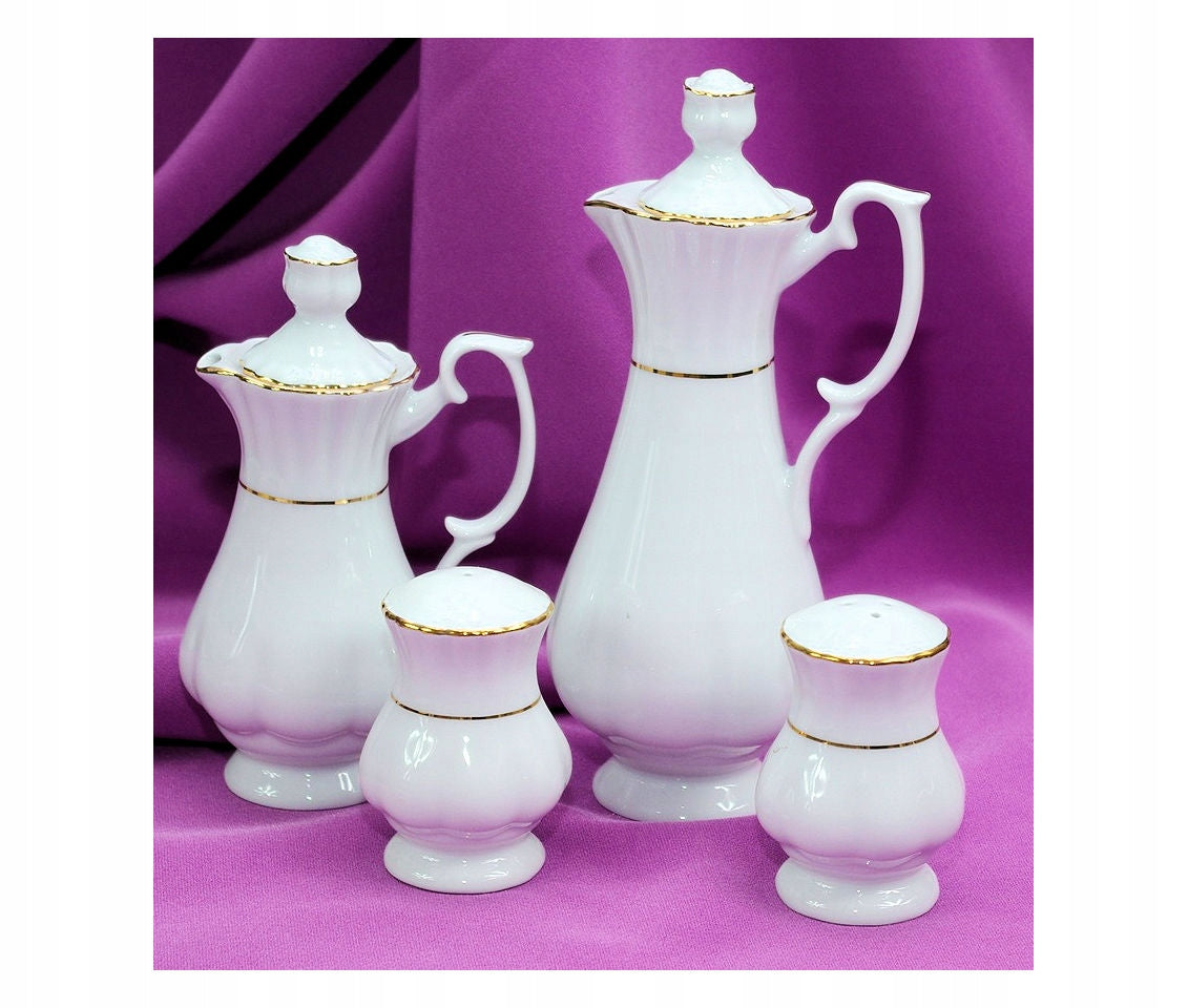 Walk salt and pepper shaker Iwona gold line Manufacturer code 025SP010