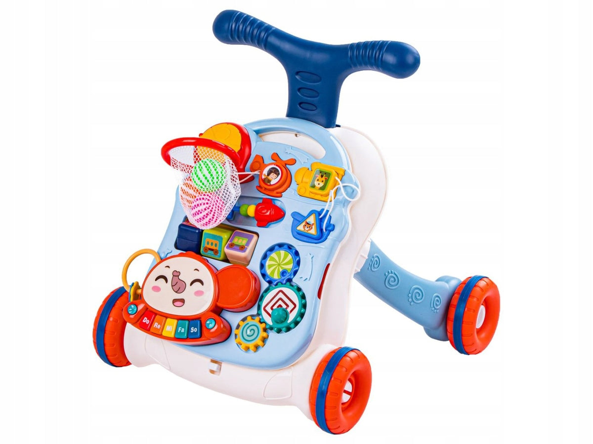 Walker Educational Pusher Ride-On 2in1 Interactive Table For Kids Manufacturer code Pianinko dla Dziecka Dźwięki Nauka Chodzenia