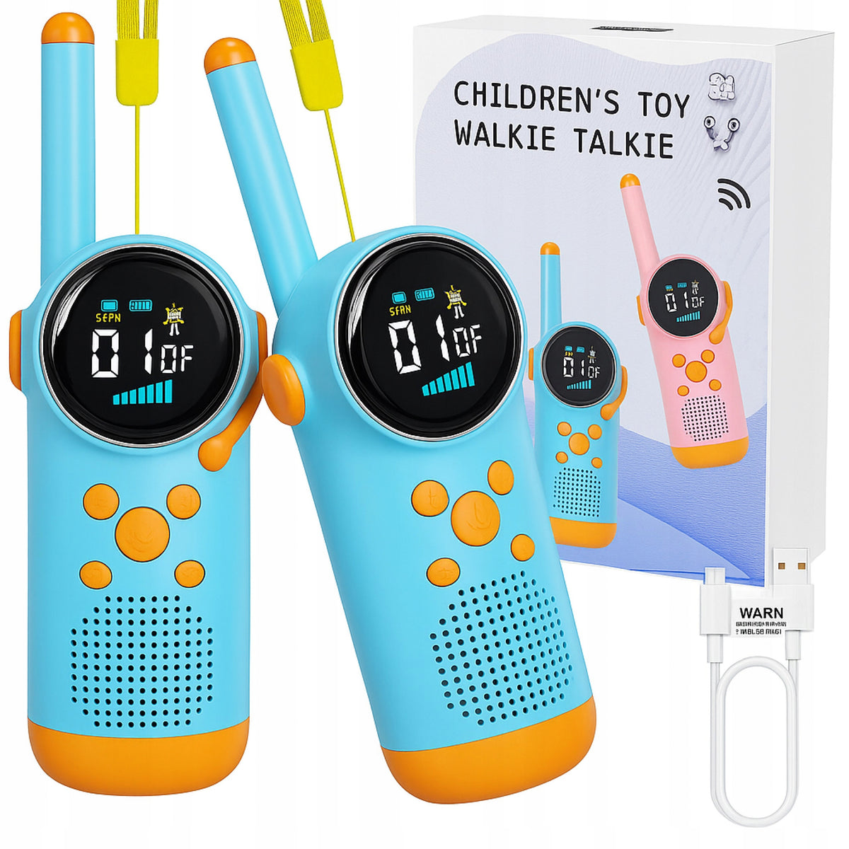 Walkie Talkie walkie talkie for children 2x LCD flashlight gift for child Packaging status original