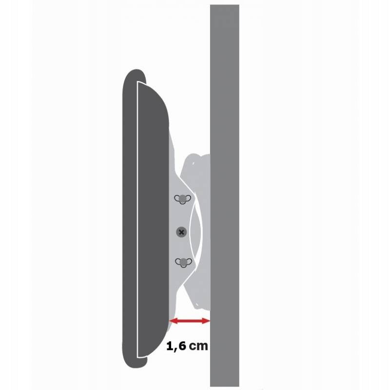 Wall Hanger Holder for TV Monitor 42"-80' 60 kg Slim Techly EAN (GTIN) 8054529022649