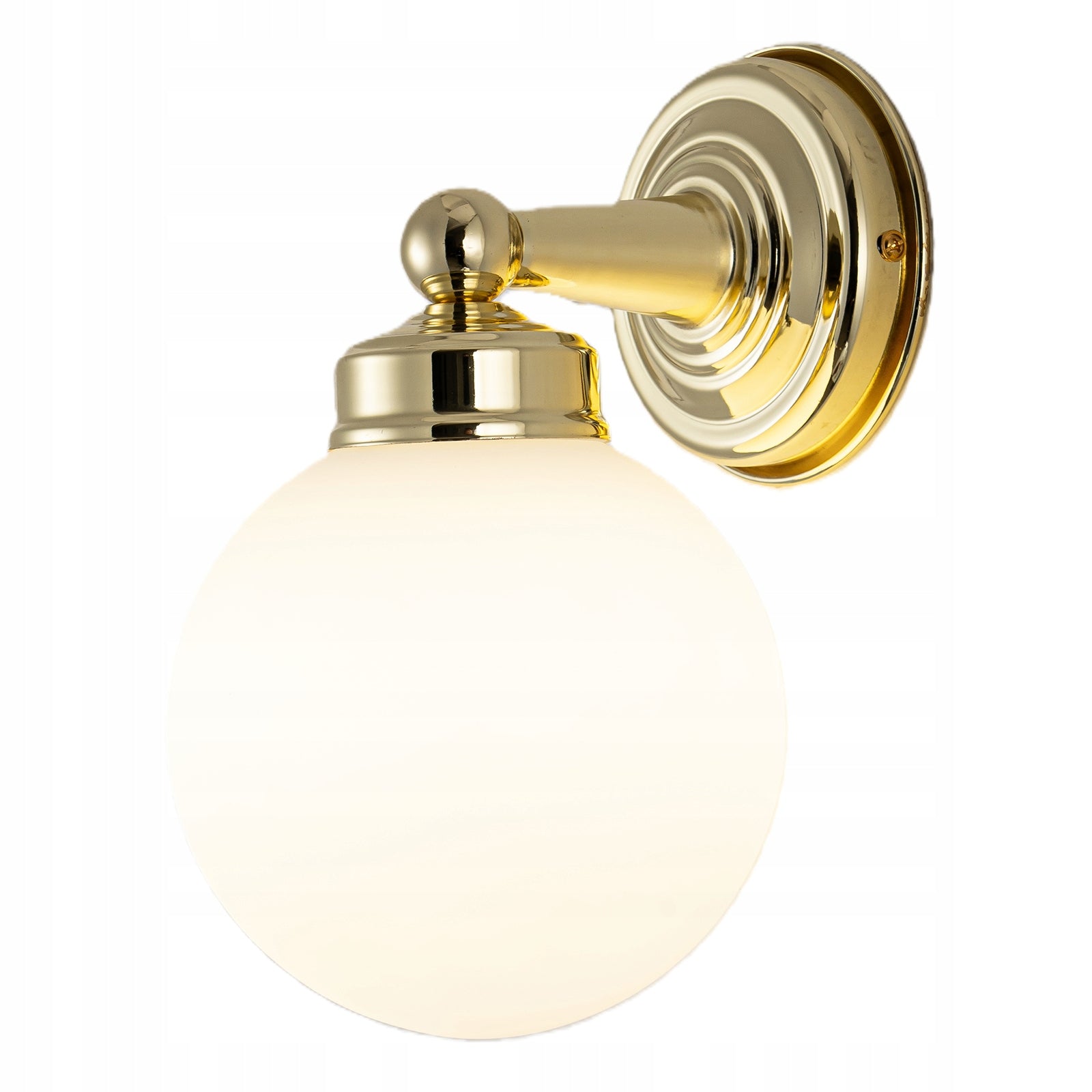 Wall Lamp Bathroom Wall Lamp Gold Modern Milo Glass IP44 E27