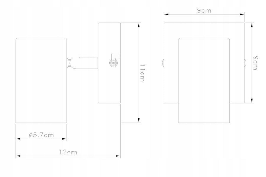 Wall Lamp Headlight for Bedroom Dining Room Reality QUENTIN EAN (GTIN) 5903205003102