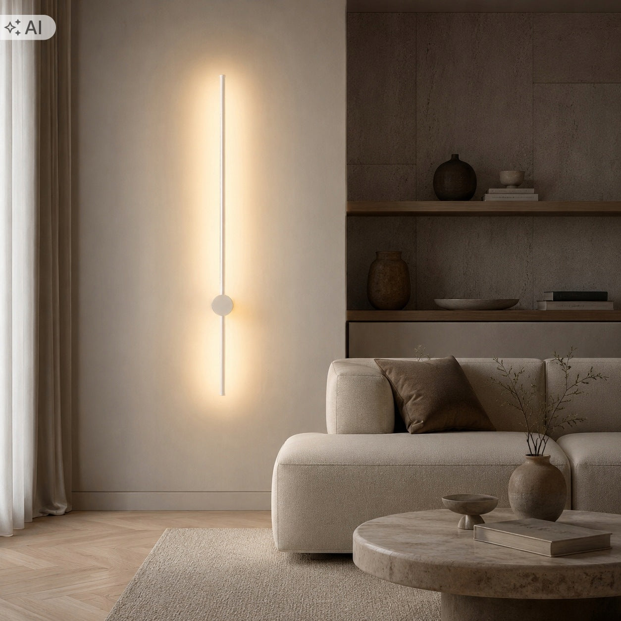 Wall Lamp Indoor LED Sleeping Lamp 90cm 14W 4000K White Manufacturer code Kinkiet Ścienny Wewnętrzny LED Lampa