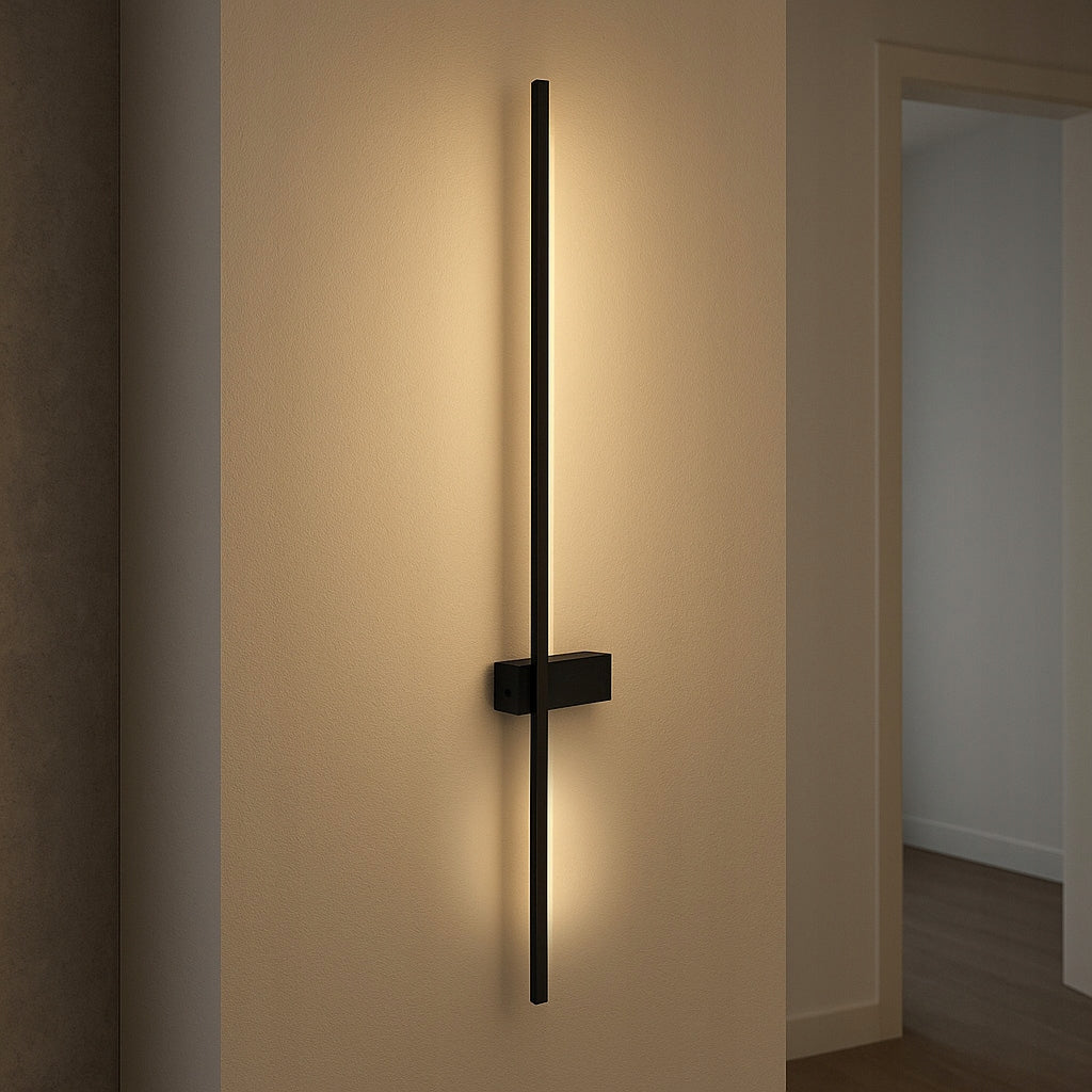 Wall Lamp Indoor Wall Lamp 60cm LED Black for Apartment Manufacturer code Kinkiet Ścienny Wewnętrzny Lampa Ścienna 60cm