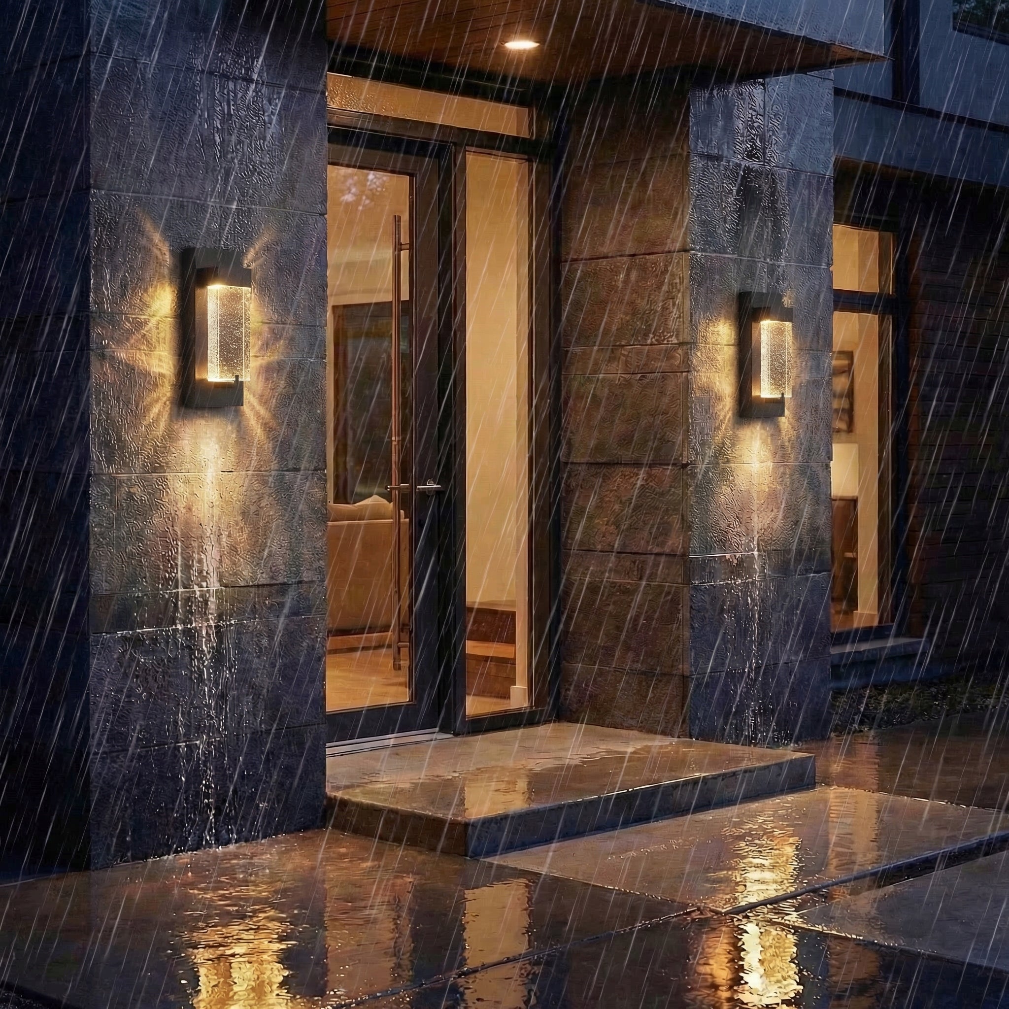Wall Lamp Led Garden Facade Wall Lamp IP65 Manufacturer code Kinkiet LED czarny zewnętrzny