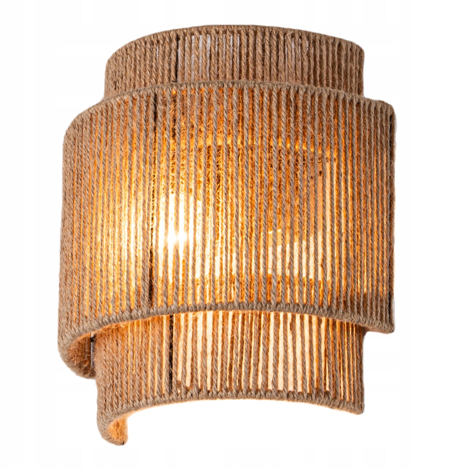 Wall Lamp Loft Natural Drawstring Boho Braided For Living Room E14