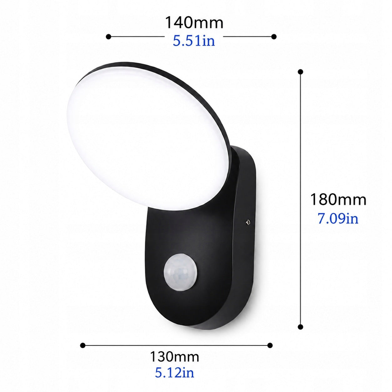 Wall Lamp Outdoor Facade Lamp Twilight Motion Sensor 12W Packaging status original