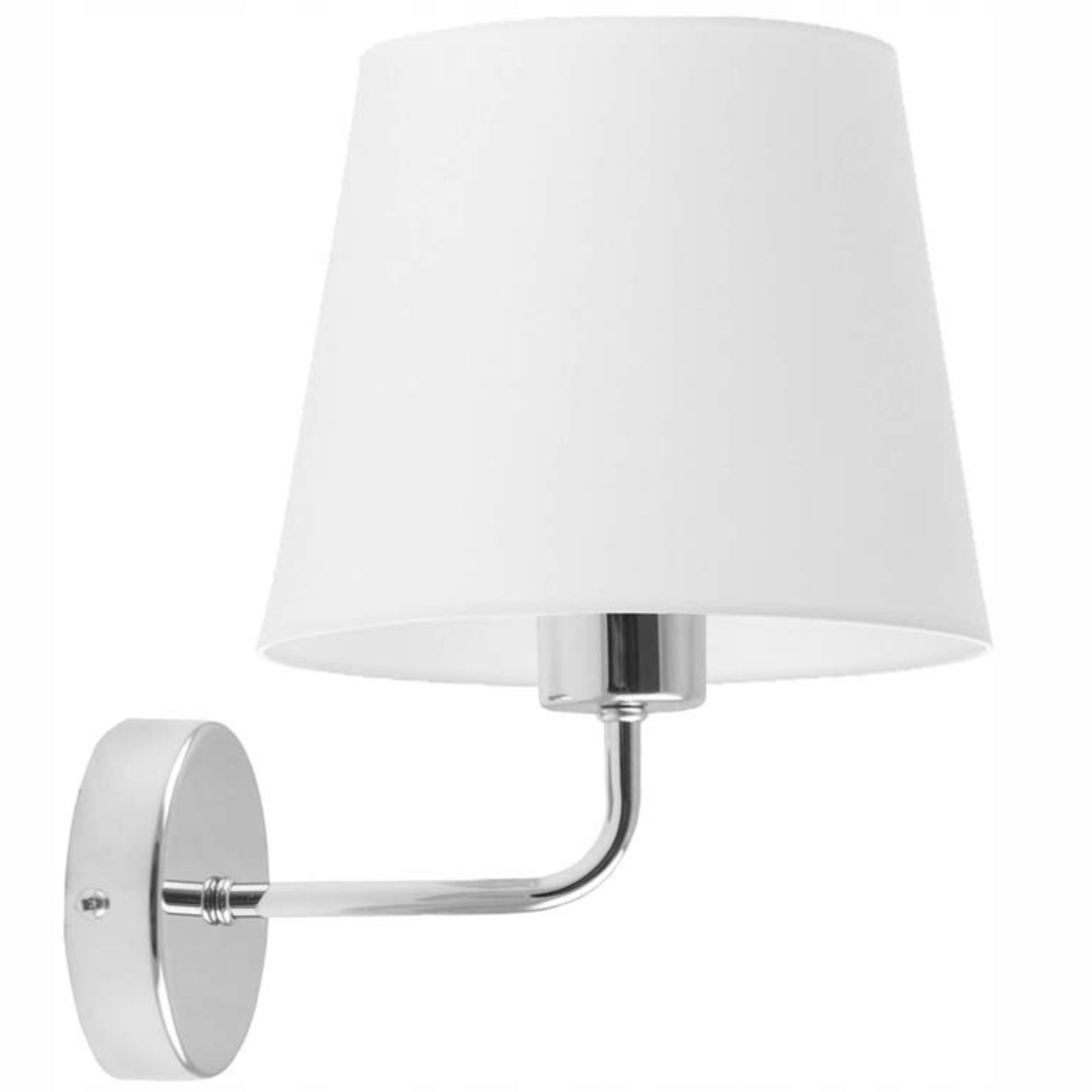 Wall Lamp White LED Lampshade E27 Modern for Bedroom