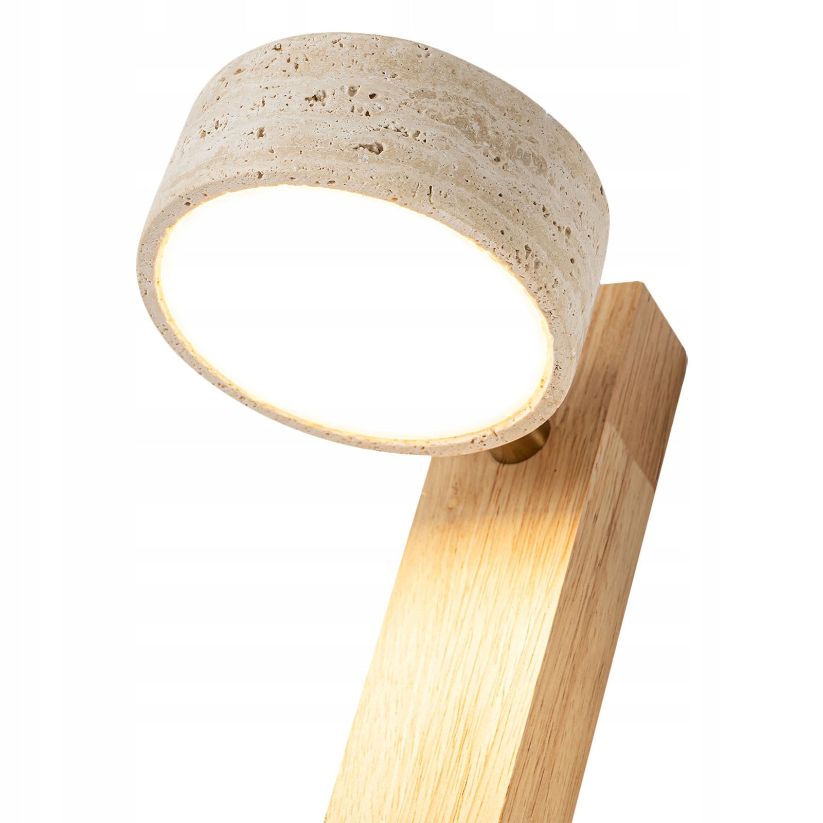 Wall Lamp with Switch in Yellow Travertine LED 3000K 10W Manufacturer code EO-WL0301