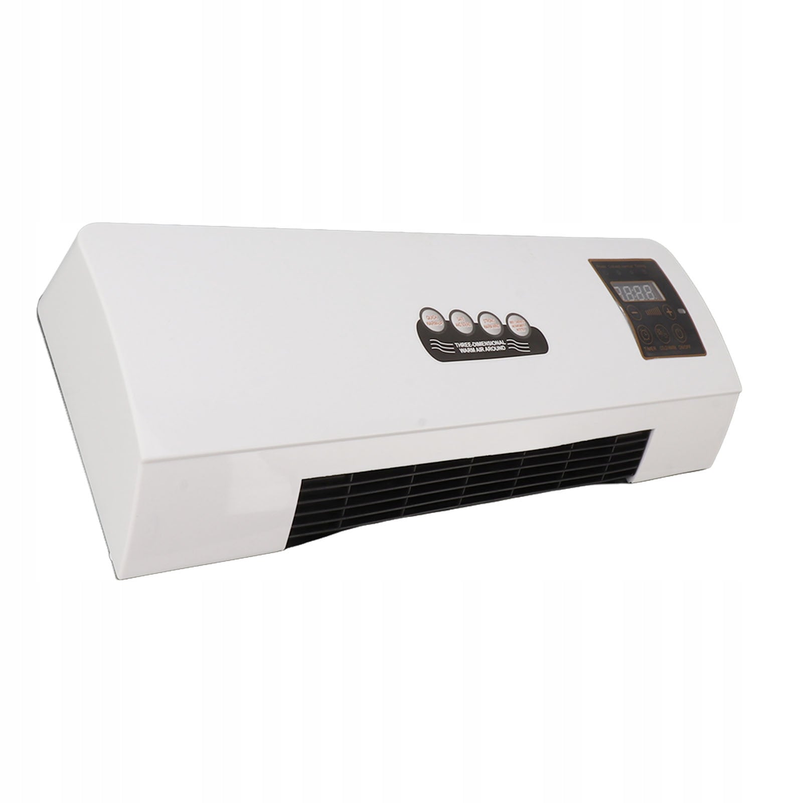 Wall Mounted Air Conditioning Hot Fan 10m Remote Controller 1800W XX Dominant color multicolor