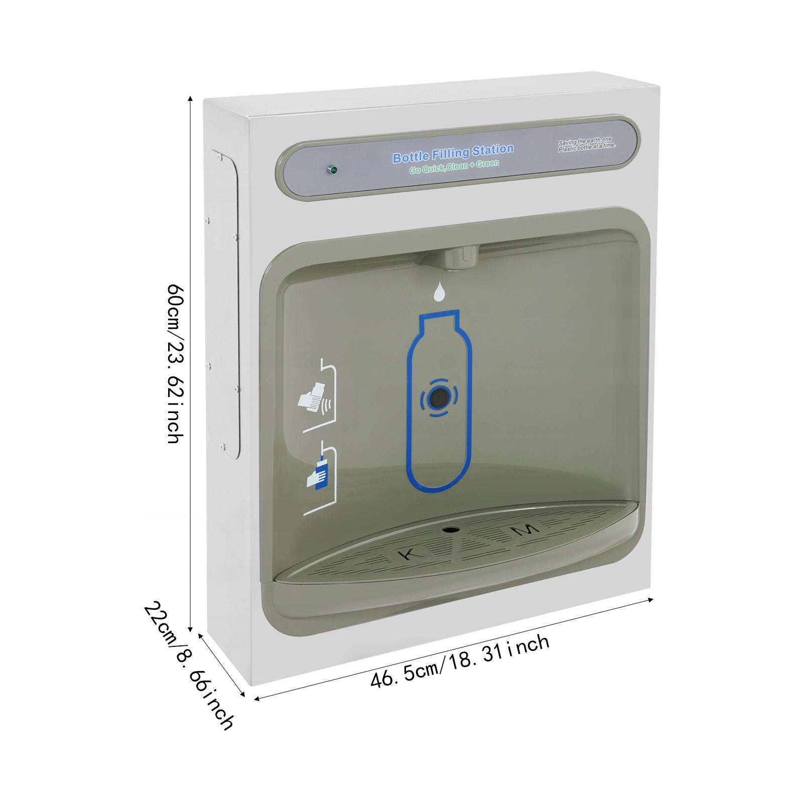 Wall Mounted Bottle Filling Station Wall Mounted Instant Water Dispenser Packaging status original
