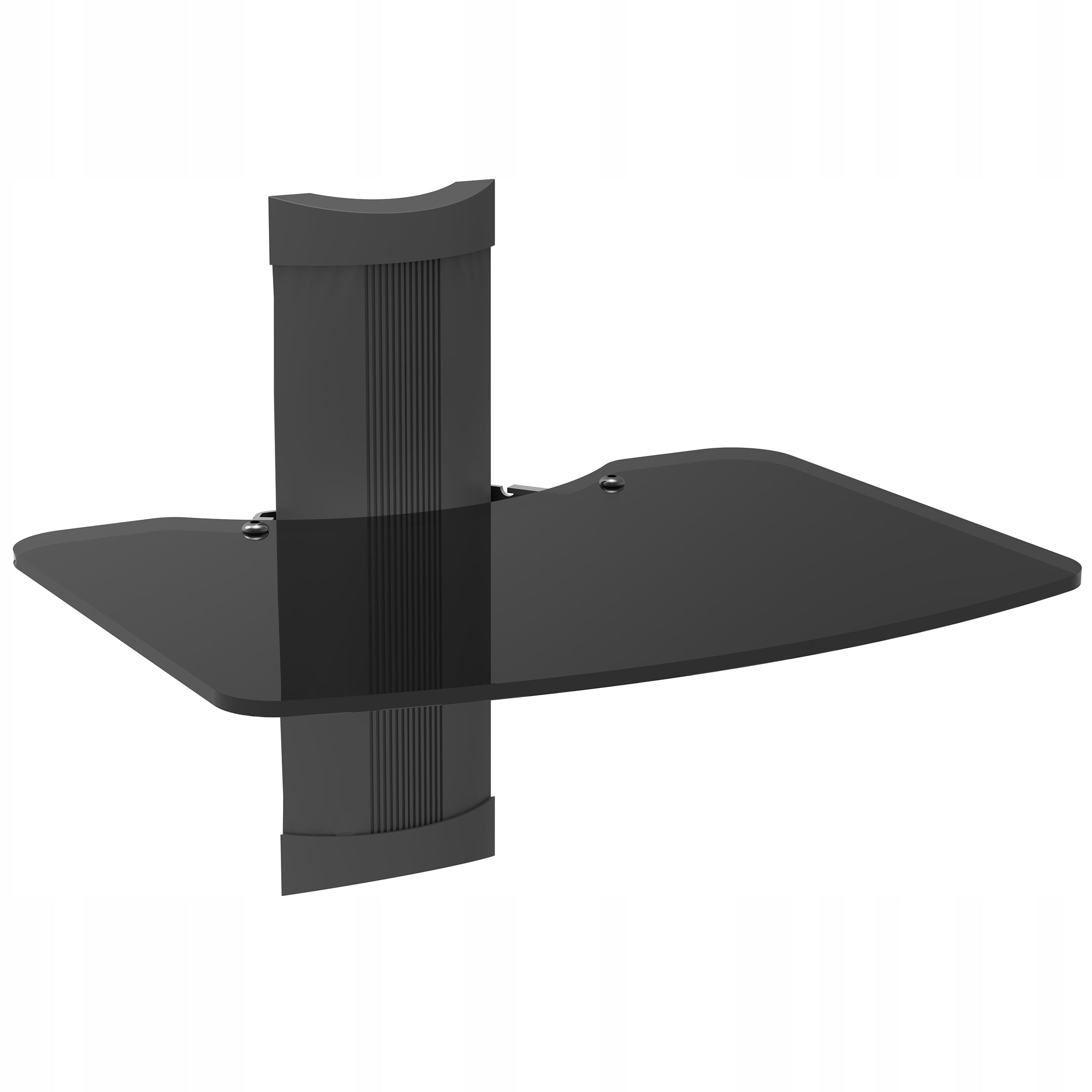 Wall Mounted Glass TV Shelf for DVD Console Audio Video Set Top Box Packaging status original