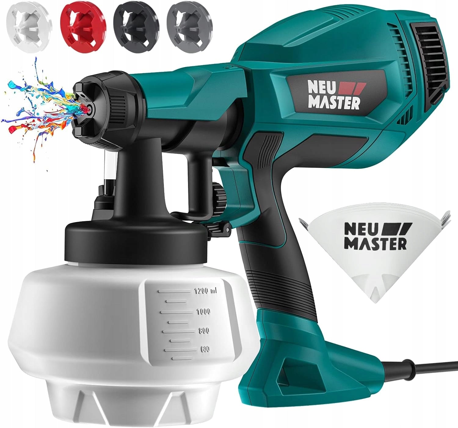 Wall Paint Spray Gun 1200 ml NEU MASTETR NSG0110-EU500