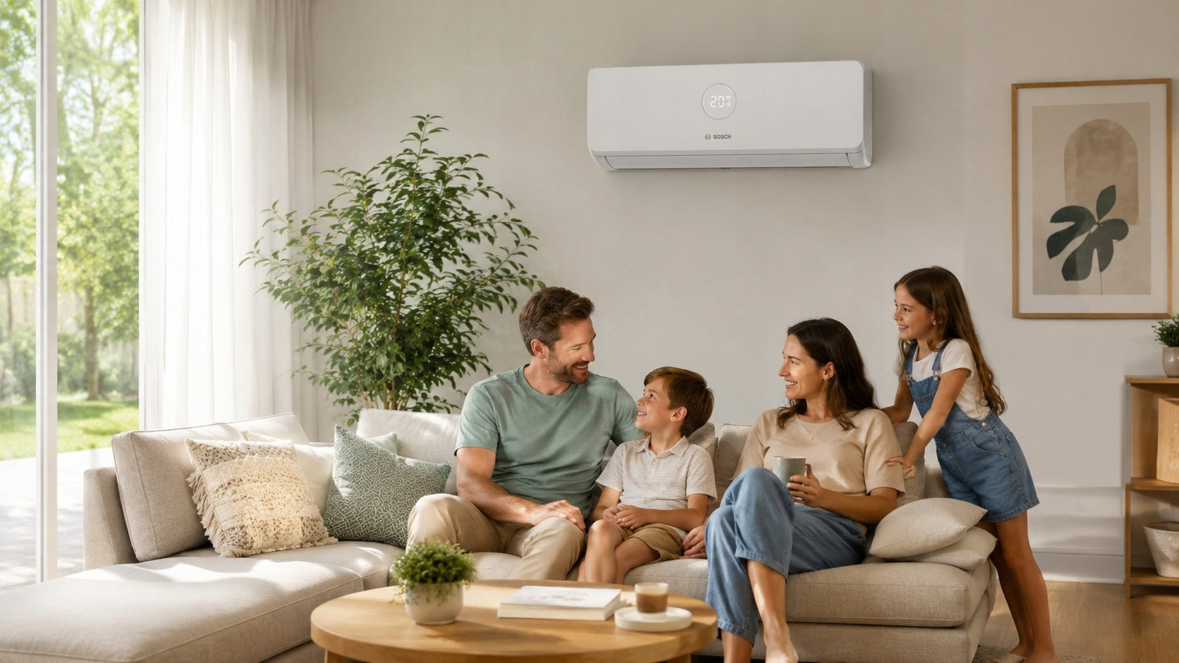 Wall air conditioner Bosch Climate CL3200iU 35 E 3.5 kW cooling heating Manufacturer code 7733703589