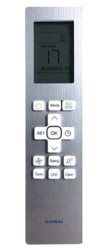 Wall air conditioner Kaisai ECO 2,6kW 30m2 WIFI with HEATING FUNCTION EFFICIENT Control manual with the remote control