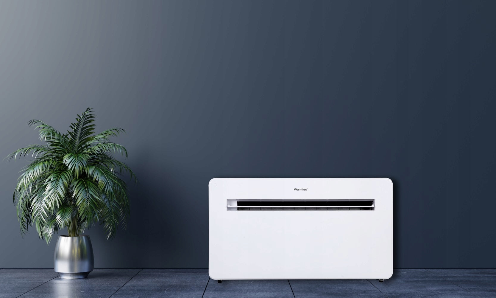 Wall air conditioner monoblock 2,9kW WiFi heating inverter KM29W Warmtec Recommended maximum room size 35 m²