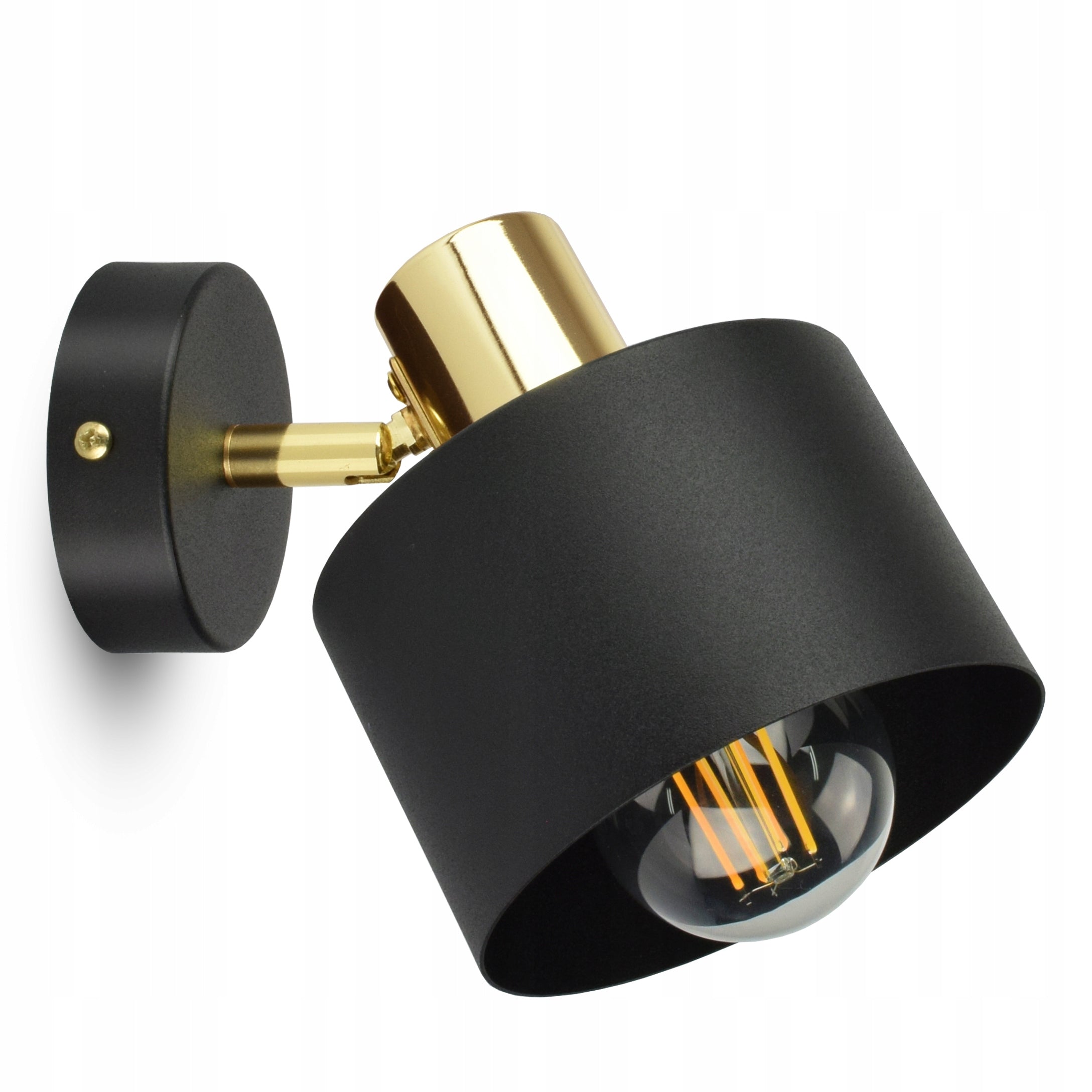 Wall lamp Classic Spot Black Gold 482-K1 LED E27