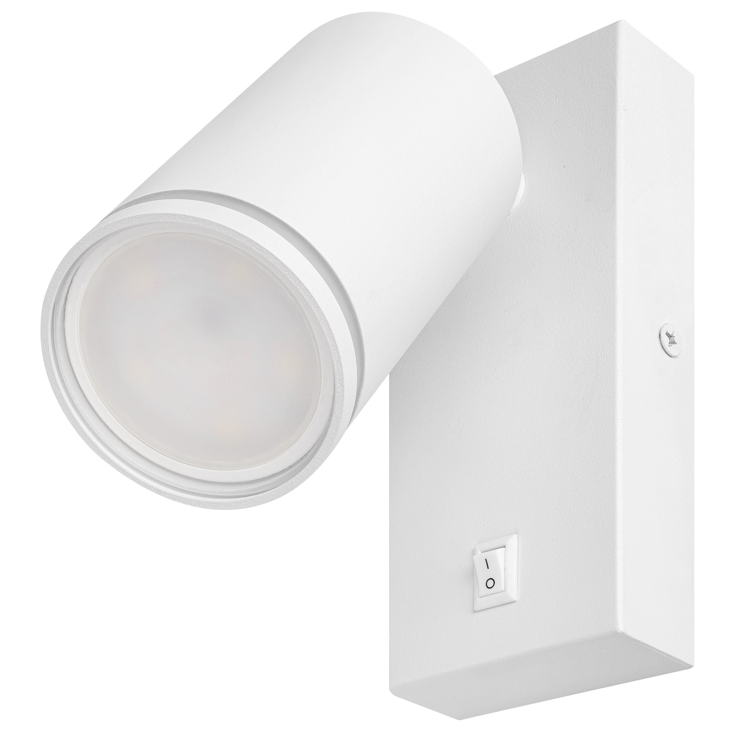 Wall lamp GU10 LED WALL LAMP FOR READING SWITCH WHITE