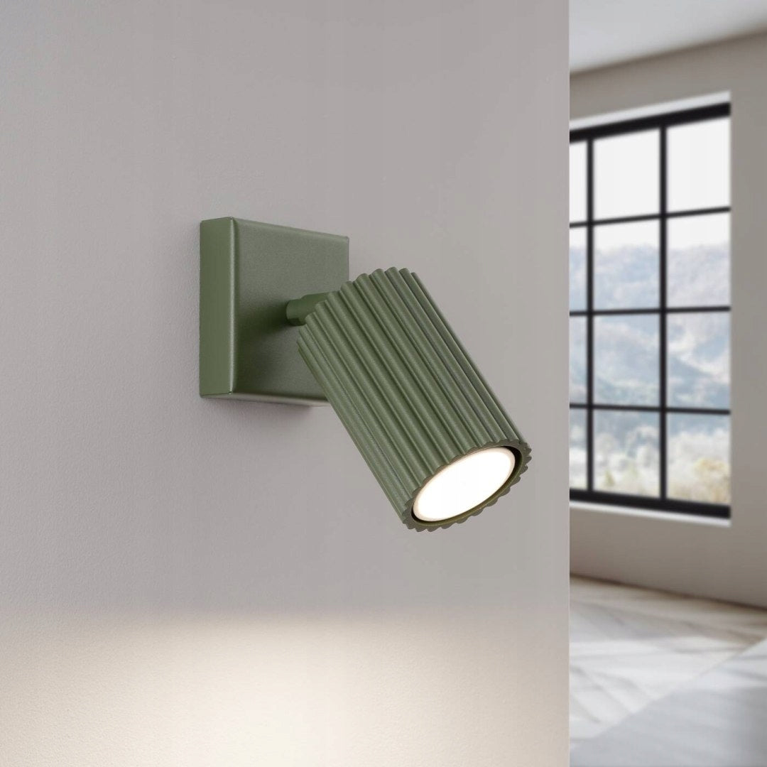 Wall lamp KARBON green olive
