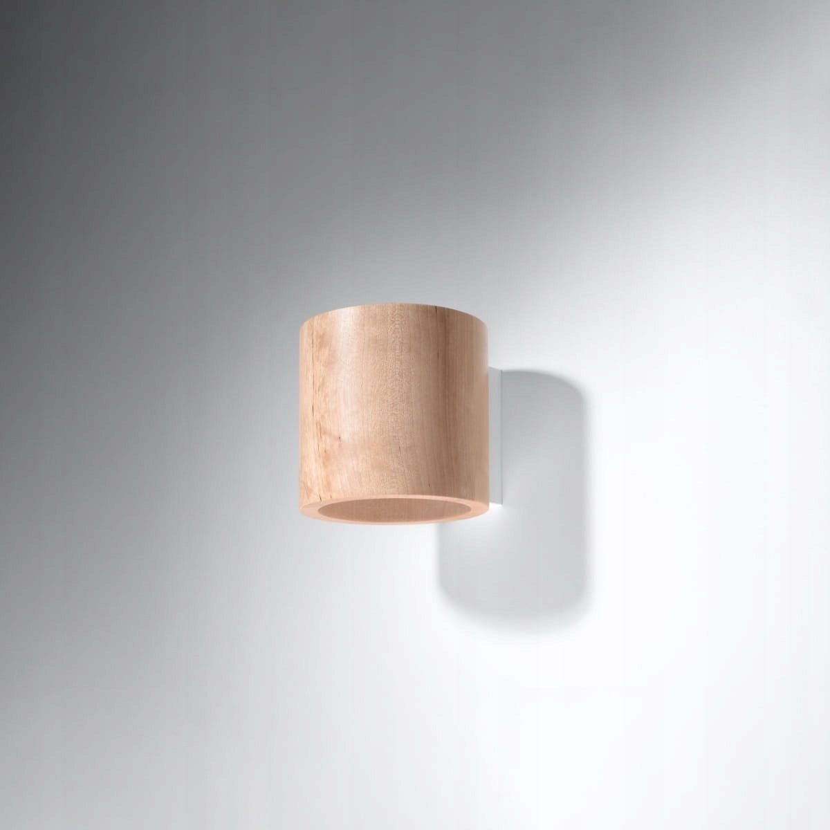 Wall lamp ORBIS natural wood SL.0490 Sollux Lighting Batteries included no
