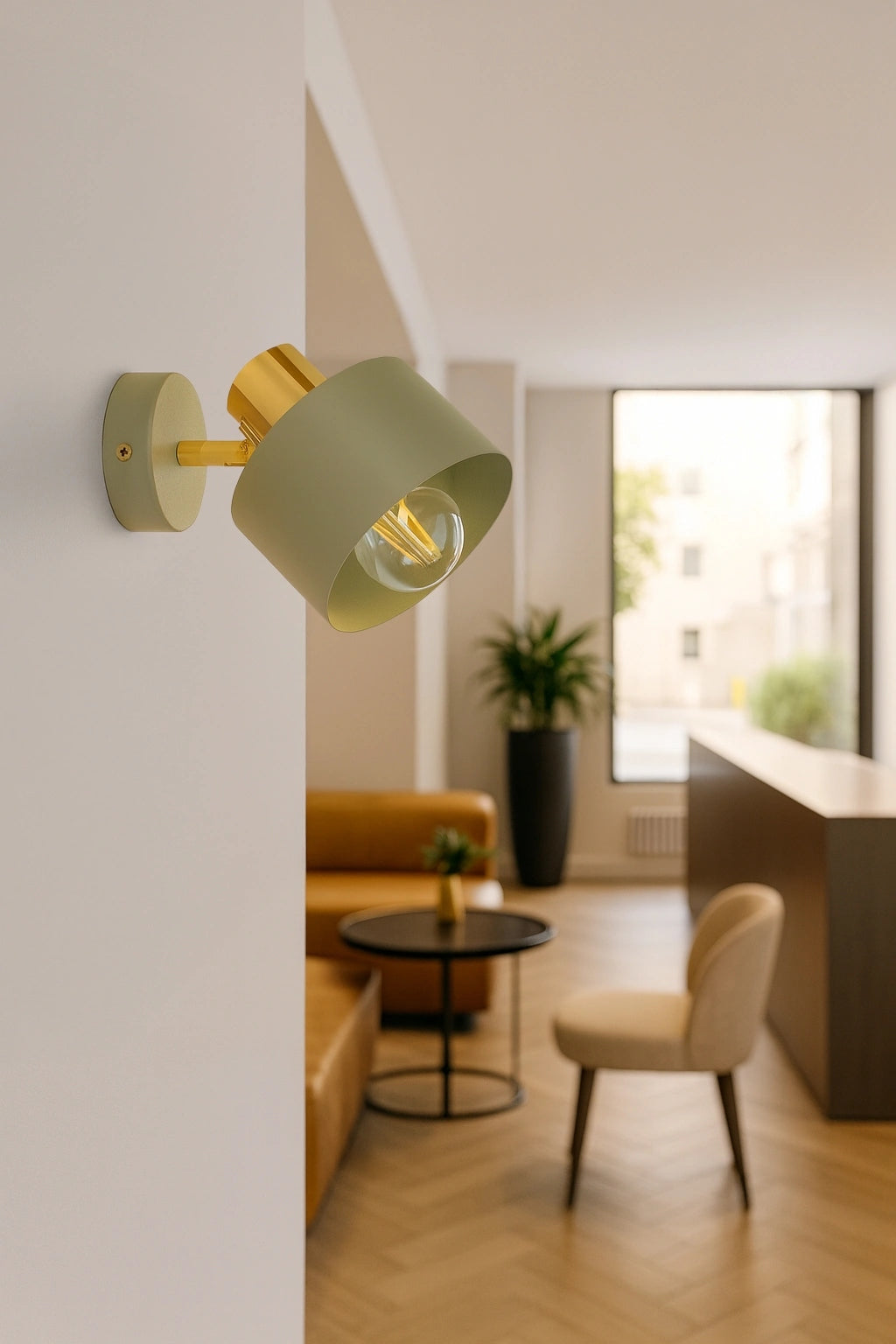 Wall lamp adjustable pastel sage 486-K1 LED minimalist Packaging status original
