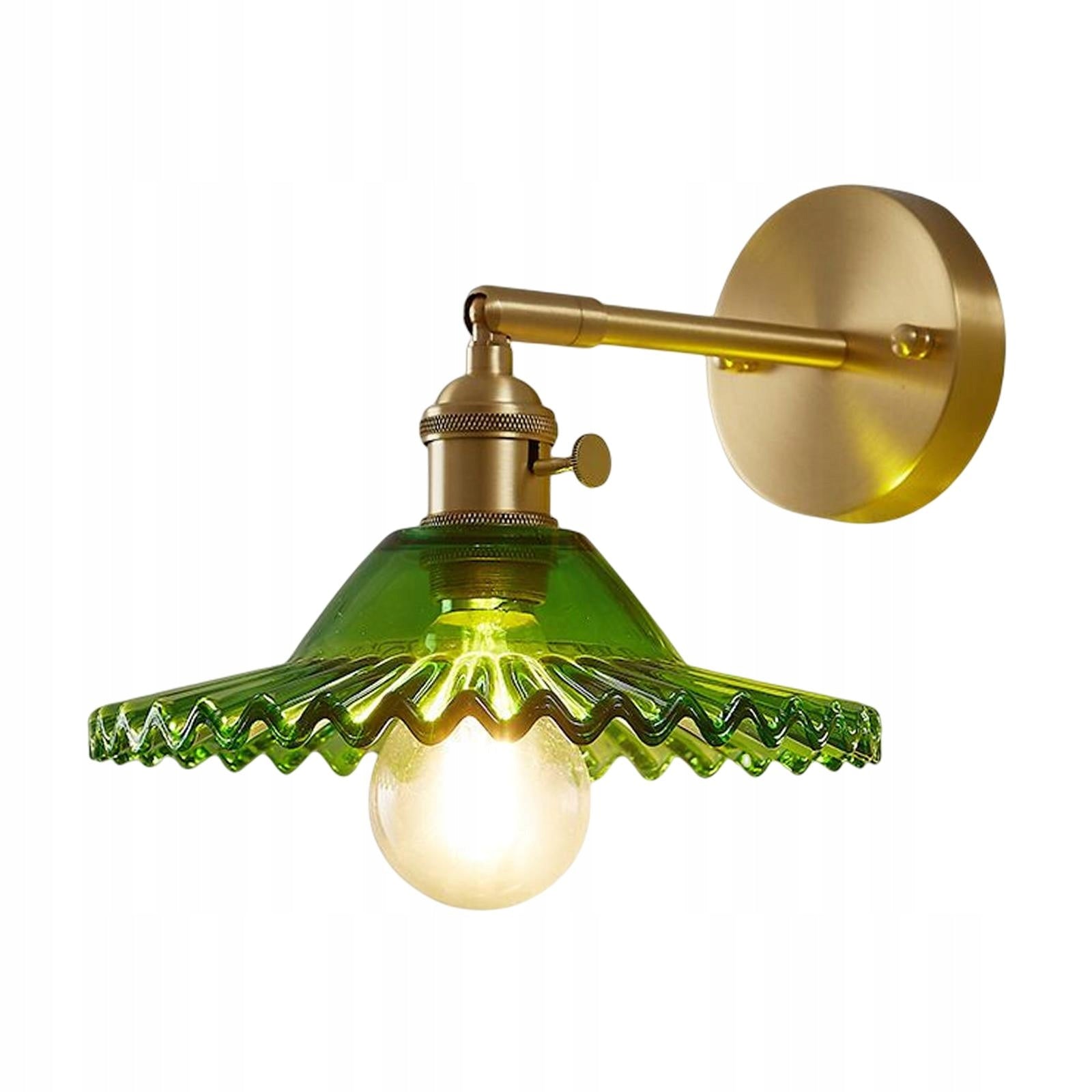 Wall lamp, glass shade, E27 base, wall sconce, wall Brand no brand
