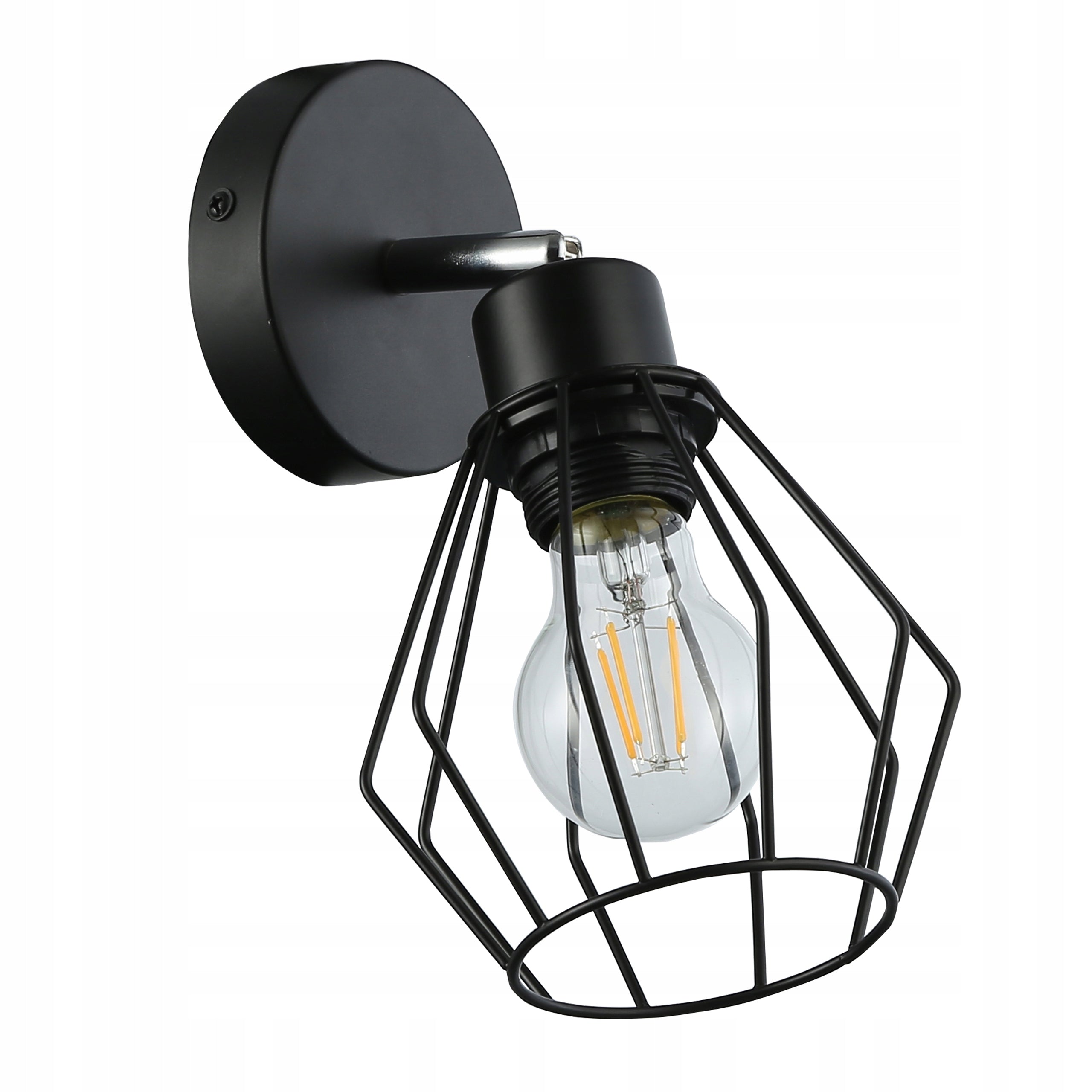 Wall lamp indoor LED moving lamp E27 for reading black diamond