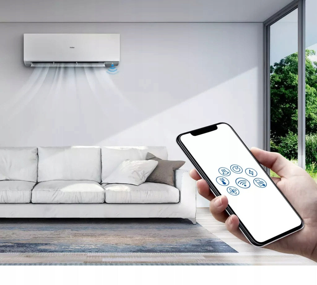 Wall-mounted air conditioner HAIER Pearl Premium Plus 3,5kW + set of 3mb Rodigas Heating power 3900 W