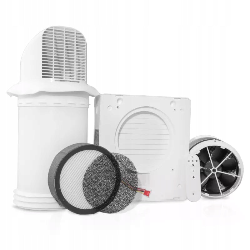 Wall-mounted air recuperator with communication with other recuperators Manufacturer code 04010250