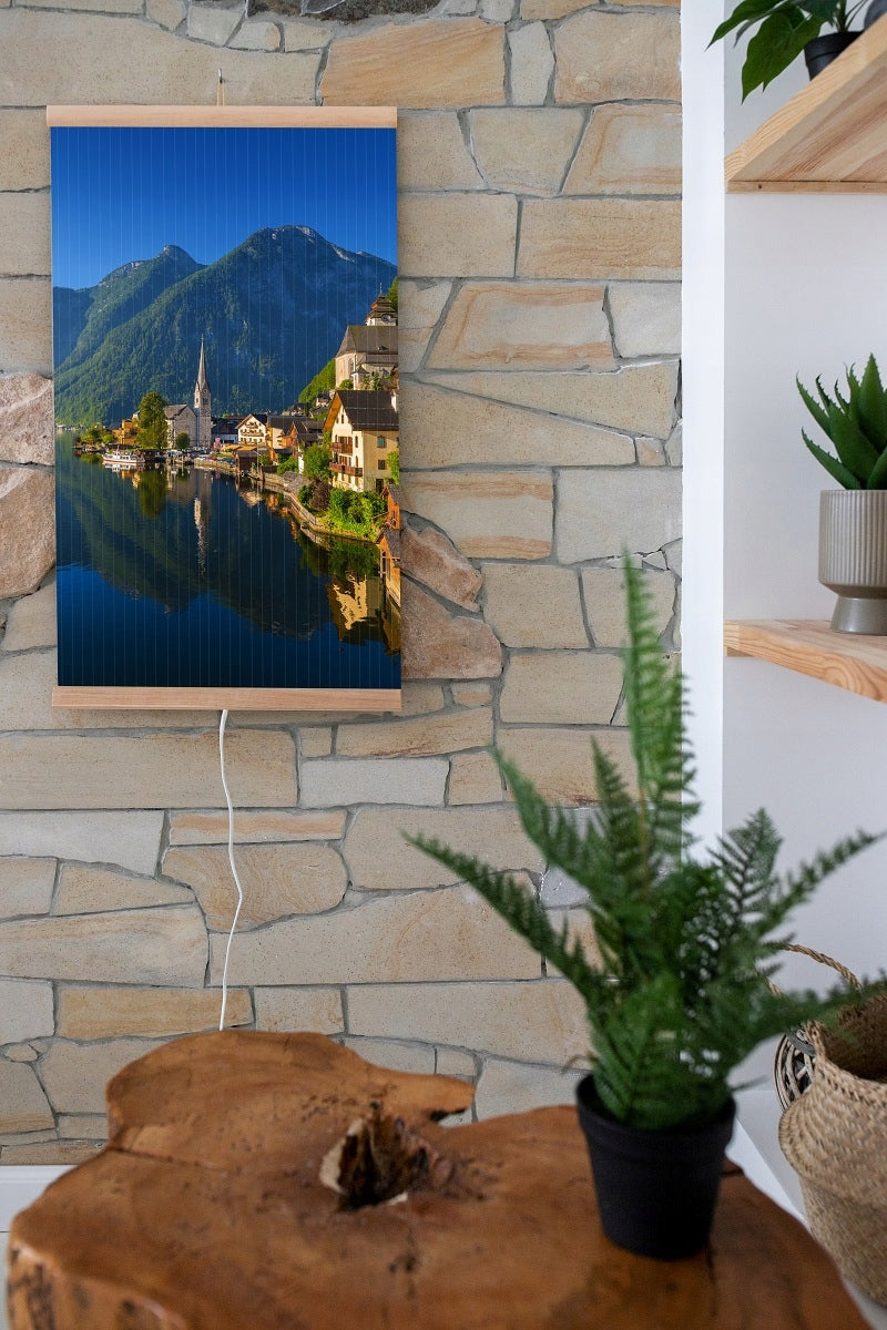 Wall-mounted infrared heater TRIO pattern: VILLAGE WITH POWER REGULATOR Packaging status original