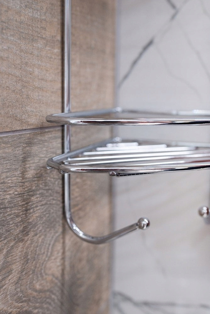 Wall-mounted shelf AWD Interior AWD02080047 chrome Furniture height 3 cm