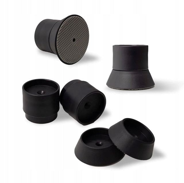 Wall protection for expansion gate, additional mounting, black, 2 pairs