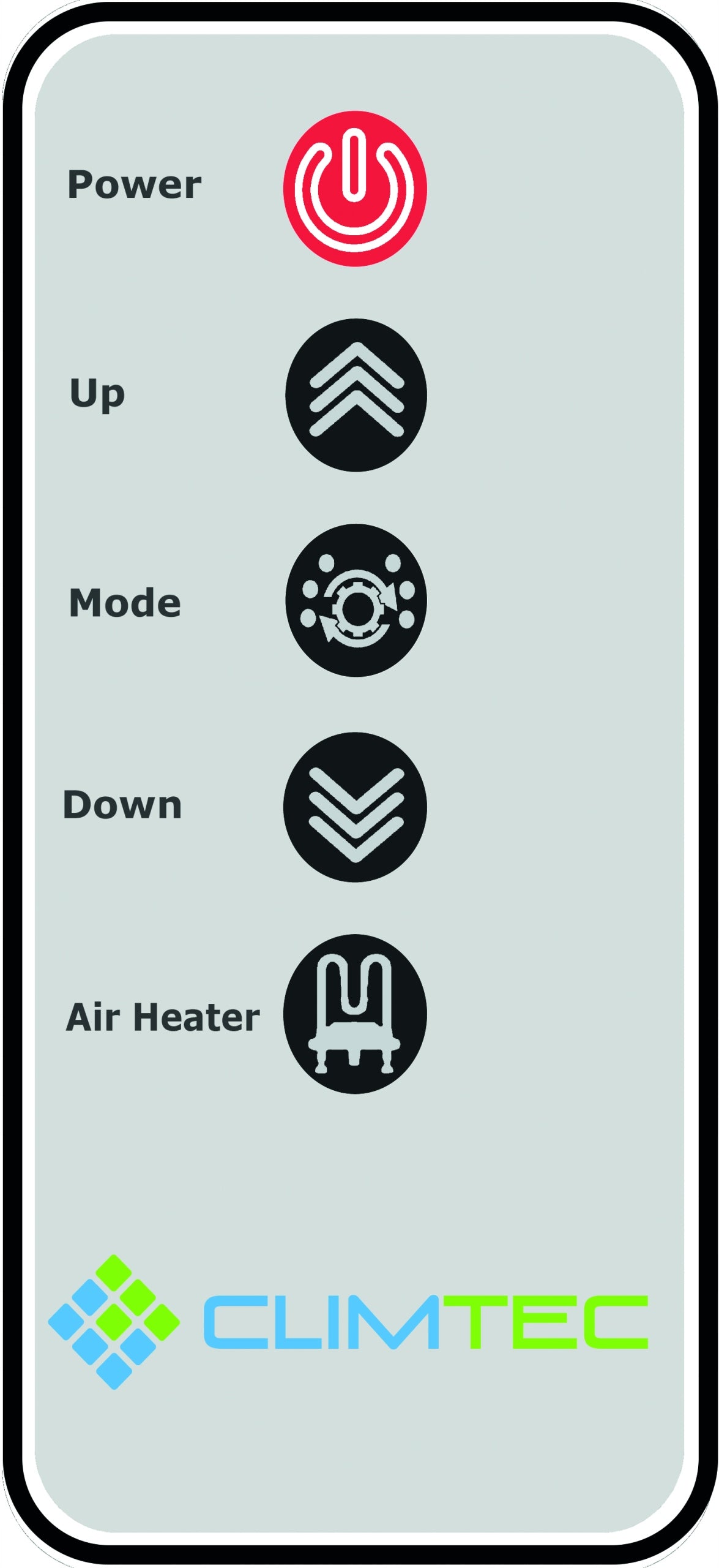 Wall recuperator CLIMTEC RD-125 STANDARD 760 mm Kind heat recovery ventilator