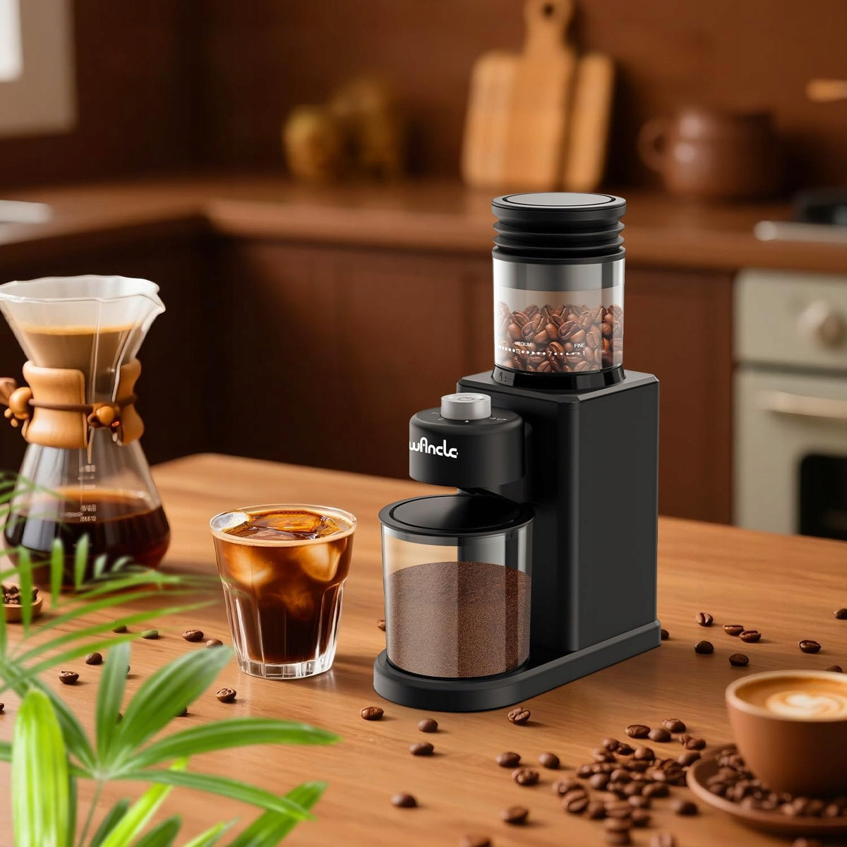 Wancle CBG-9000 ELECTRIC COFFEE GRINDER with 200W conical mechanism Manufacturer code CBG-9000