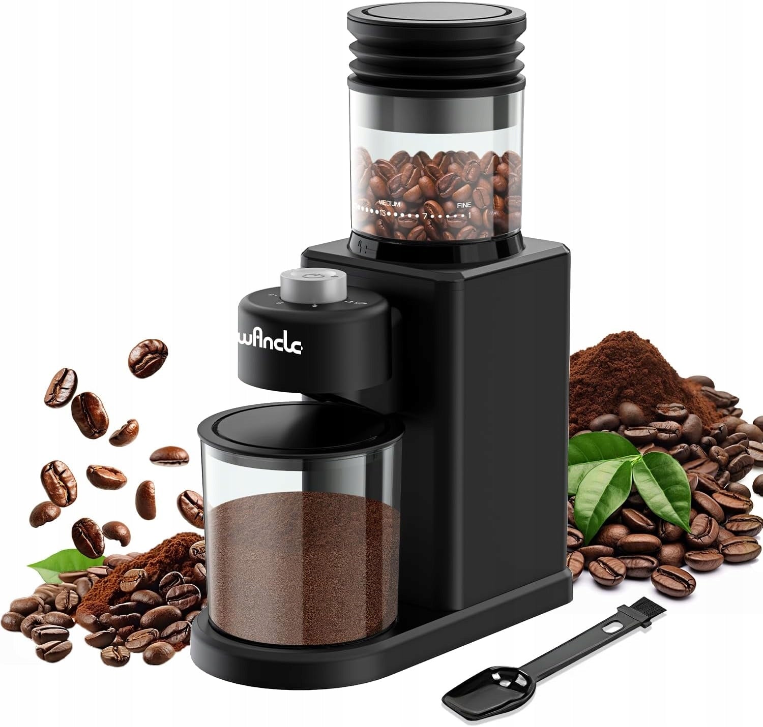 Wancle CBG-9000 ELECTRIC COFFEE GRINDER with 200W conical mechanism