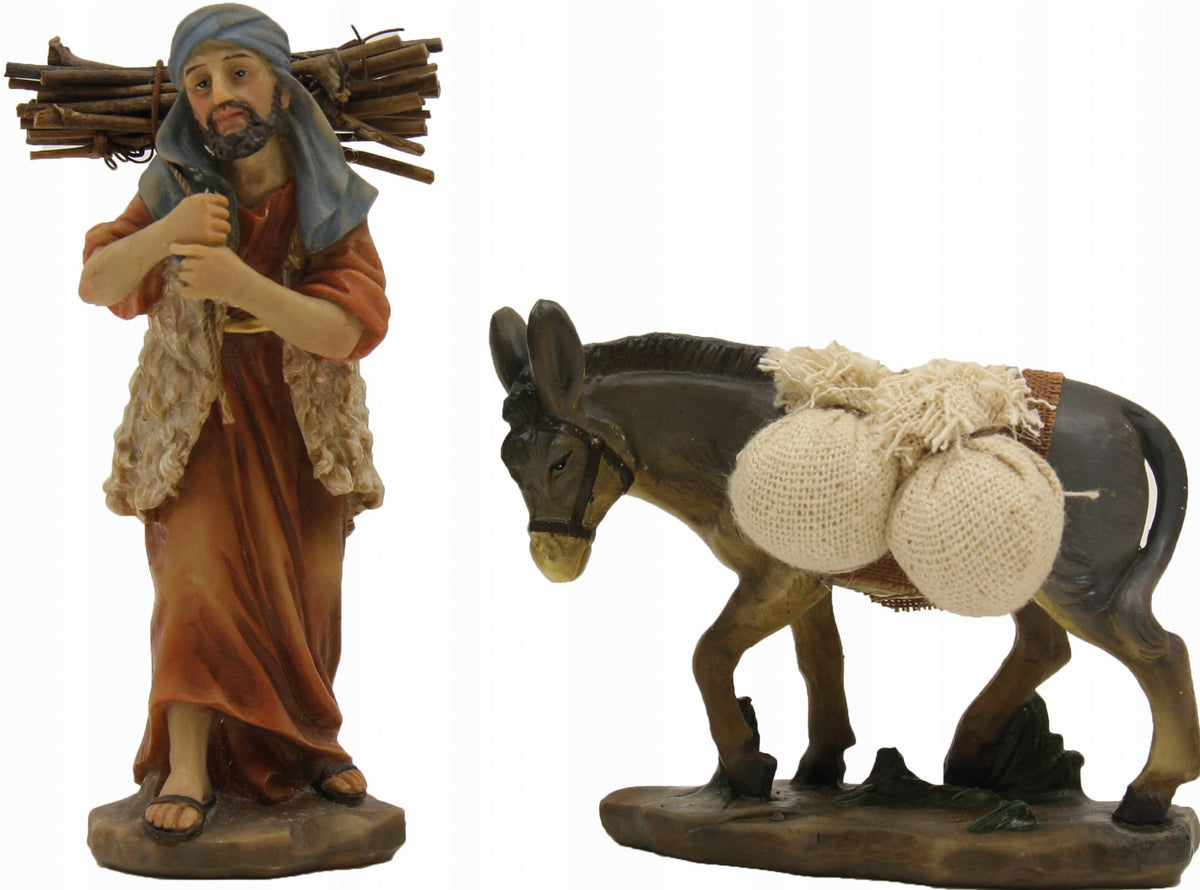 Wanderer with a donkey - for figures 10 cm high Product height 0 cm