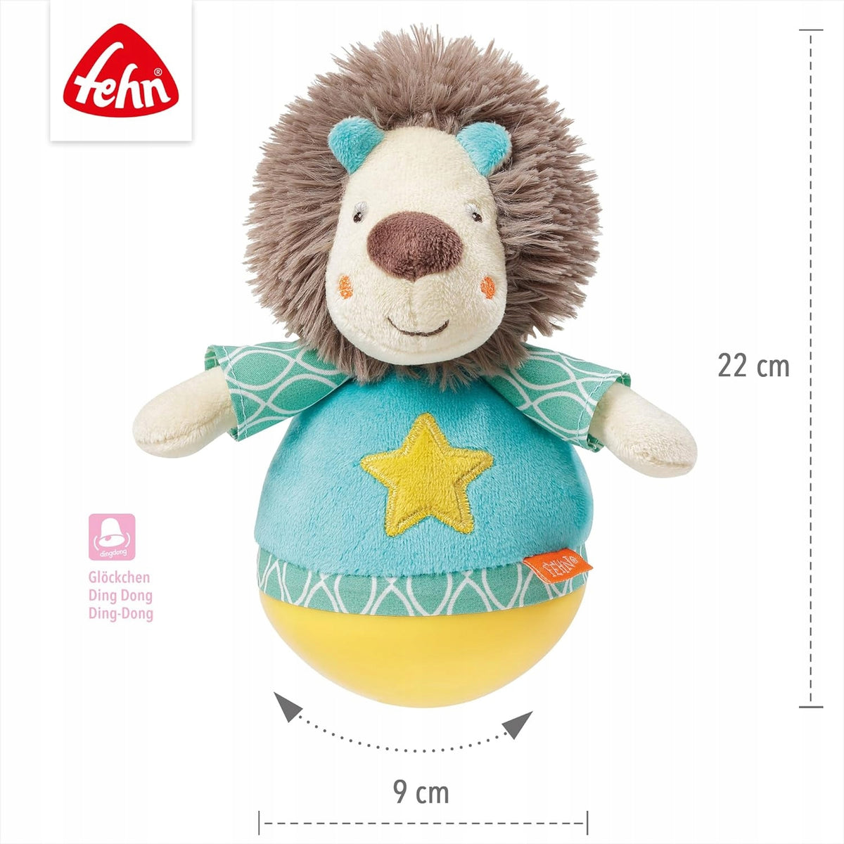 Wańka wstańka Lion 18 cm BabyFehn Manufacturer code 066289