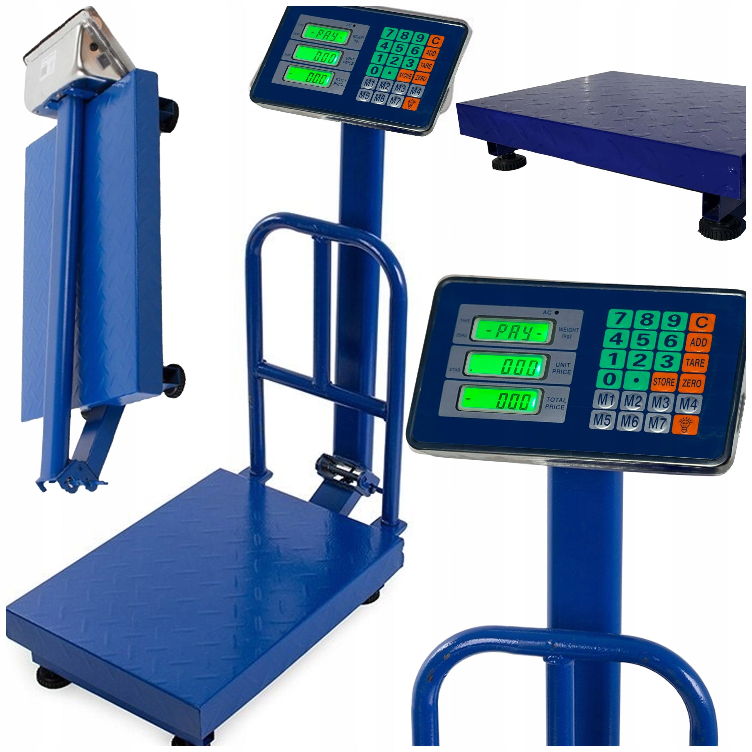 Warehouse Scale Electronic Shop LCD 150kg Platform Freight Strong
